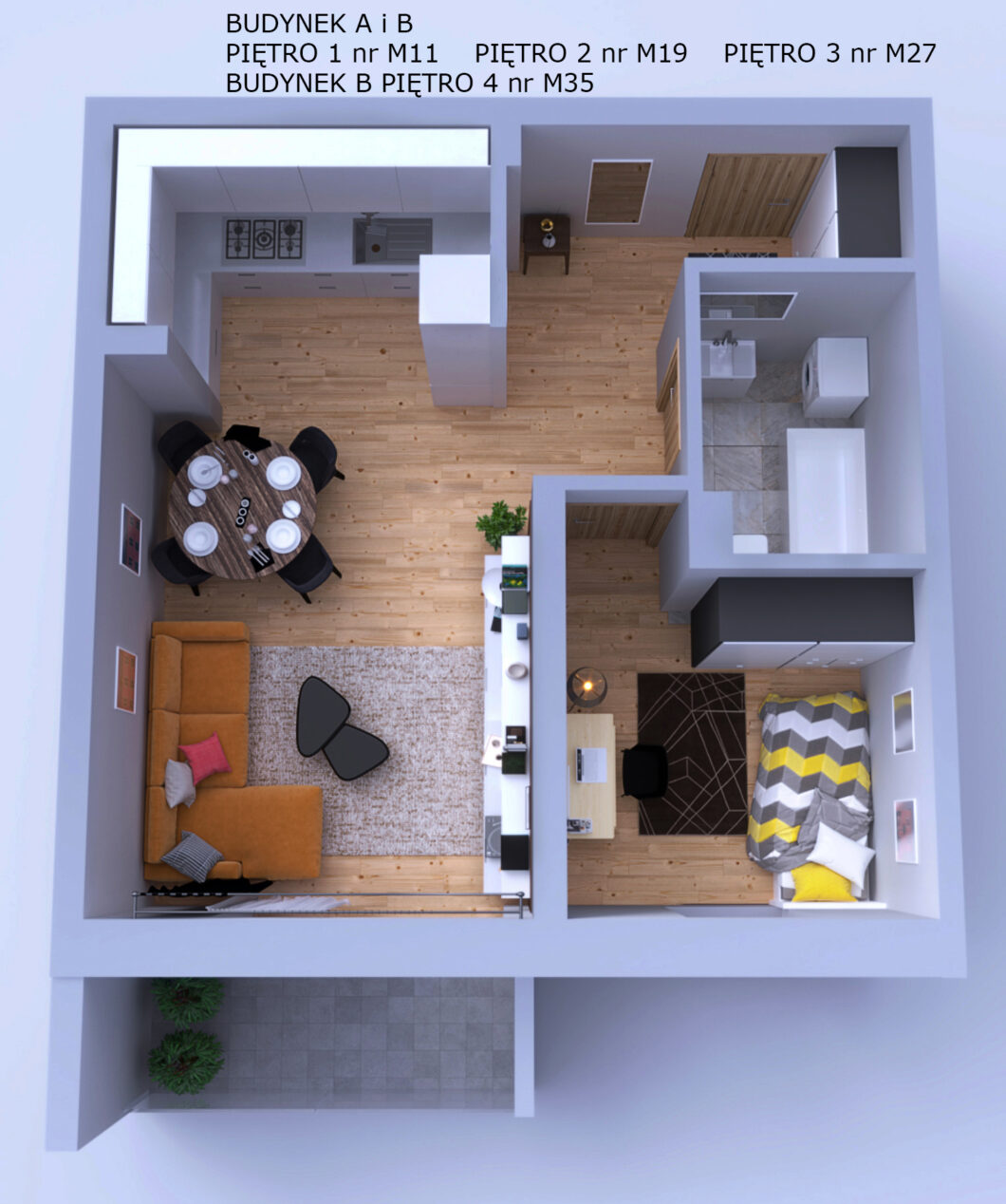 Etap II Mieszkanie nr 19 w Budynku B