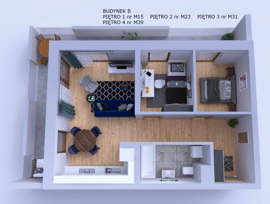 Etap II Mieszkanie nr 23 w Budynku B