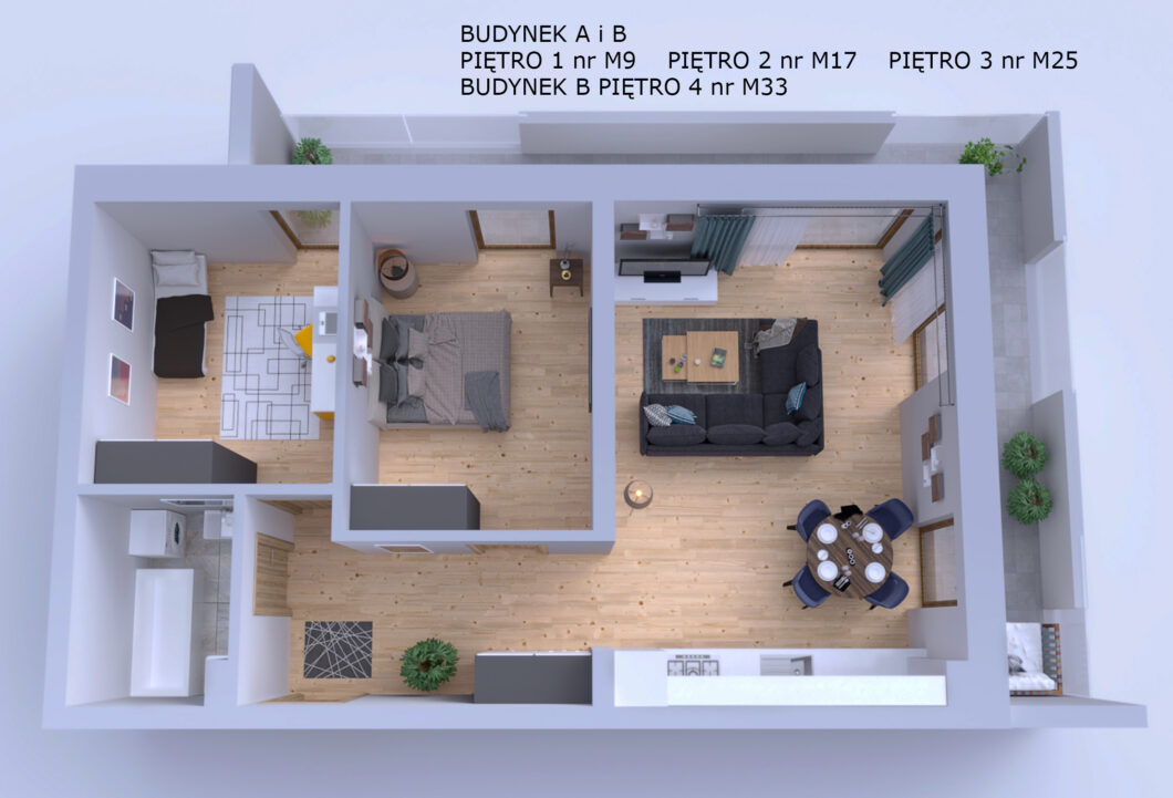 Etap II Mieszkanie nr 33 w Budynku B