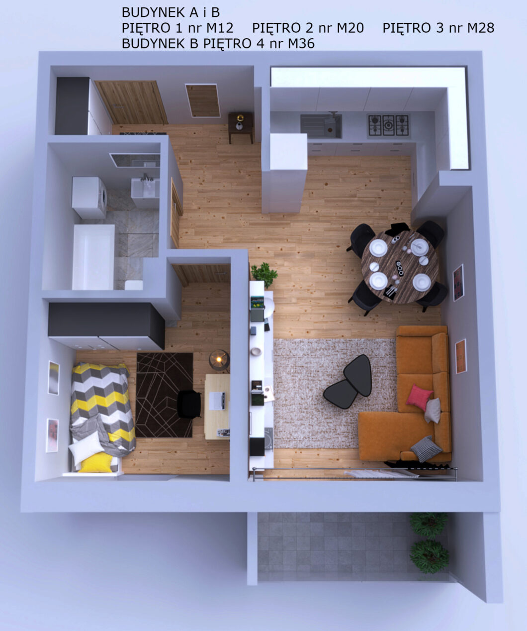 Etap II Mieszkanie nr 36 w Budynku B